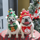 Bandana + Gorro de Natal Para Cachorro: Conjunto Festivo Premium