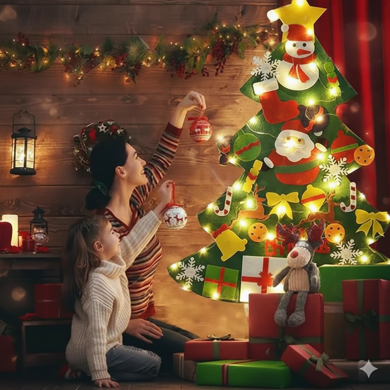 Árvore de Natal Interativa para Crianças