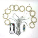 Cortina de Luzes Natalinas - 300 LEDs e 8 Modos