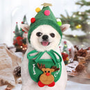 Bandana + Gorro de Natal Para Cachorro: Conjunto Festivo Premium